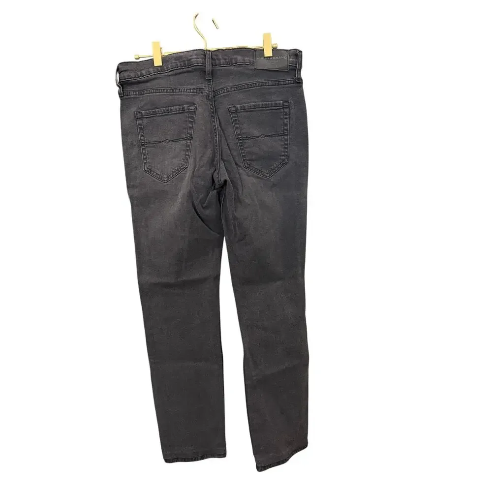 ✨ Lucky Brand 110 Black Slim Straight Jeans 30 x 28 Stretch Denim EUC 🖤